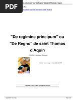 De Regimine Principum Ou de Regno de Saint Thomas D Aquin A9