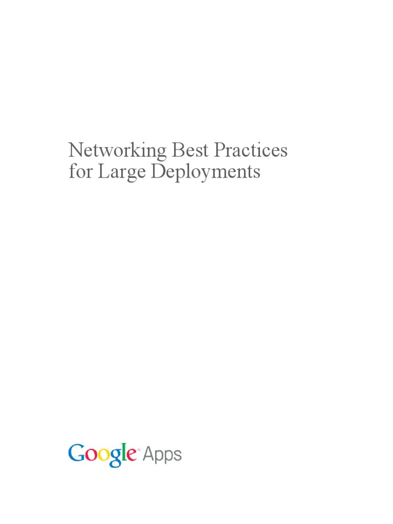 Gapps Networking Guide PDF Proxy Server Computer Network