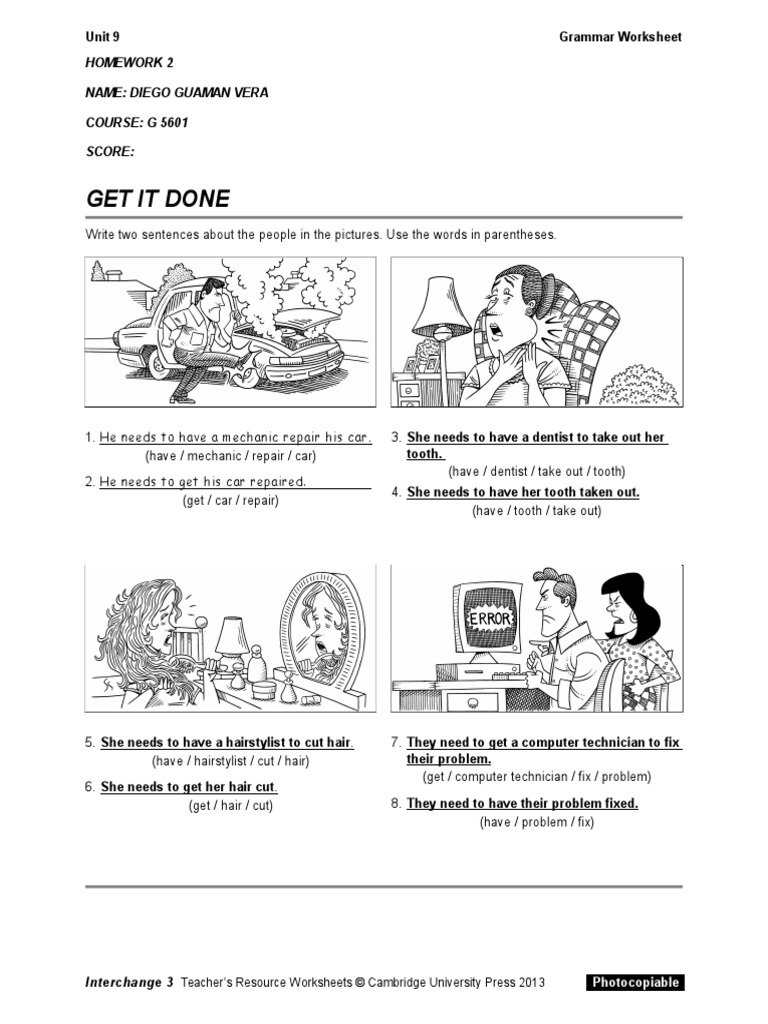 Homework English | PDF