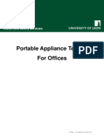 Portable Appliance Testing For Offices