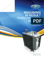 Reguladores de voltaje y transformadores variables