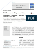 Web Resources For Metagenome Studies