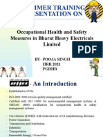 OHSAS in BHEL