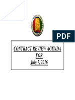 State of Alabama - Contract Review Agenda