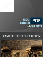 Equipos de Minería Rajo Abierto