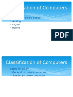 Classification of Computers