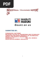 Maruti Suzuki Project