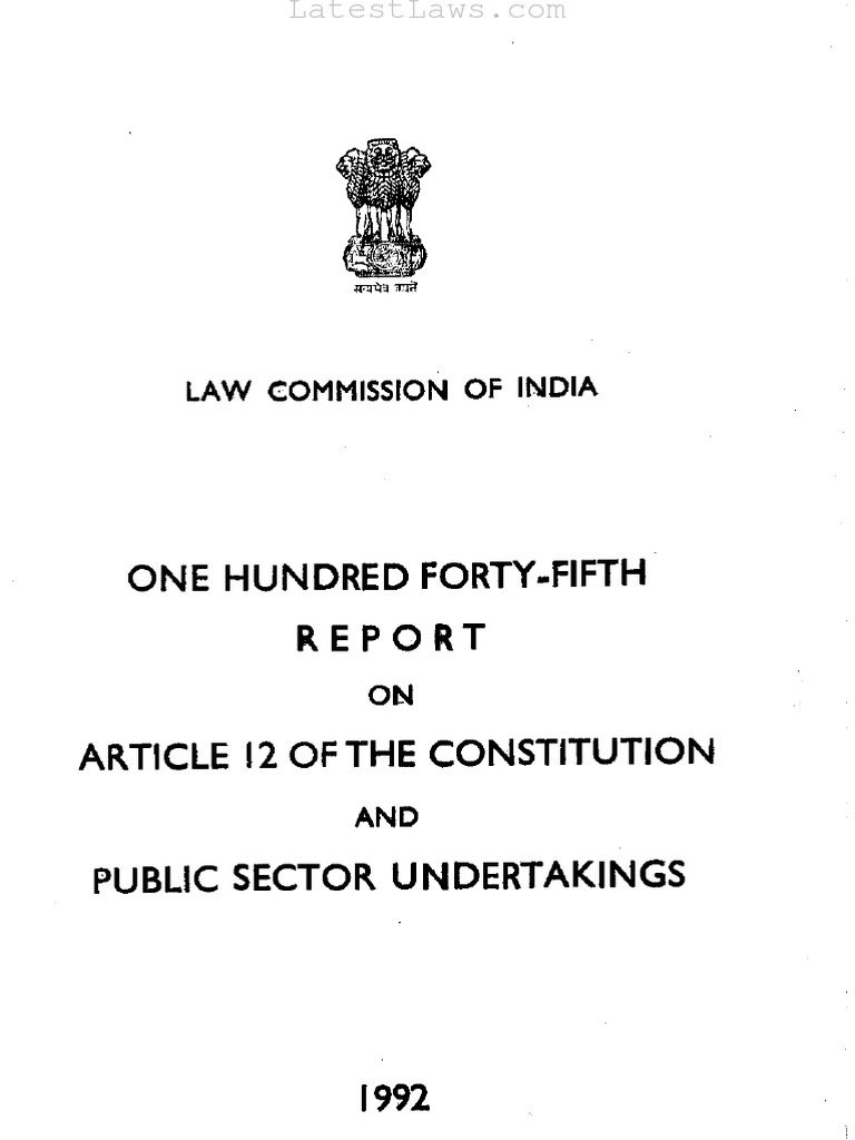 law-commission-report-no-145-article-12-of-the-constitution-and