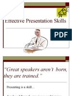 Effective Presentation Skills