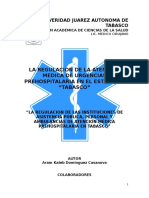 Proyecto Atencion Prehospitalaria