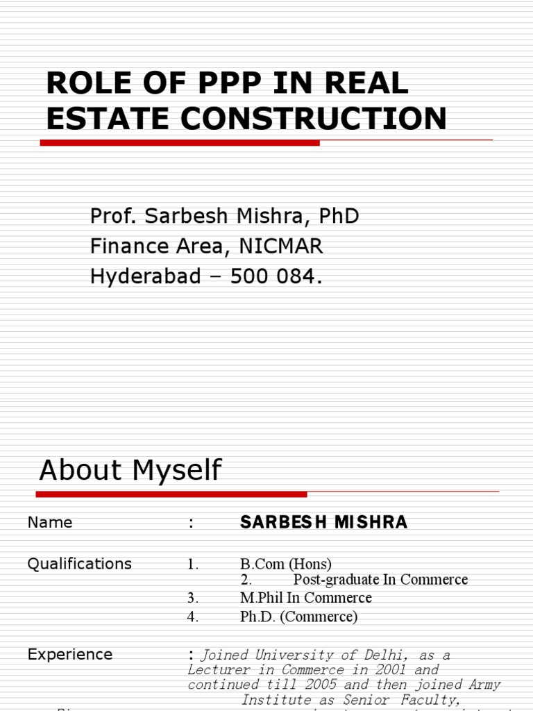Photo inspiration: Picture Idea: Ppp Impact On Real Estate Development Pdf