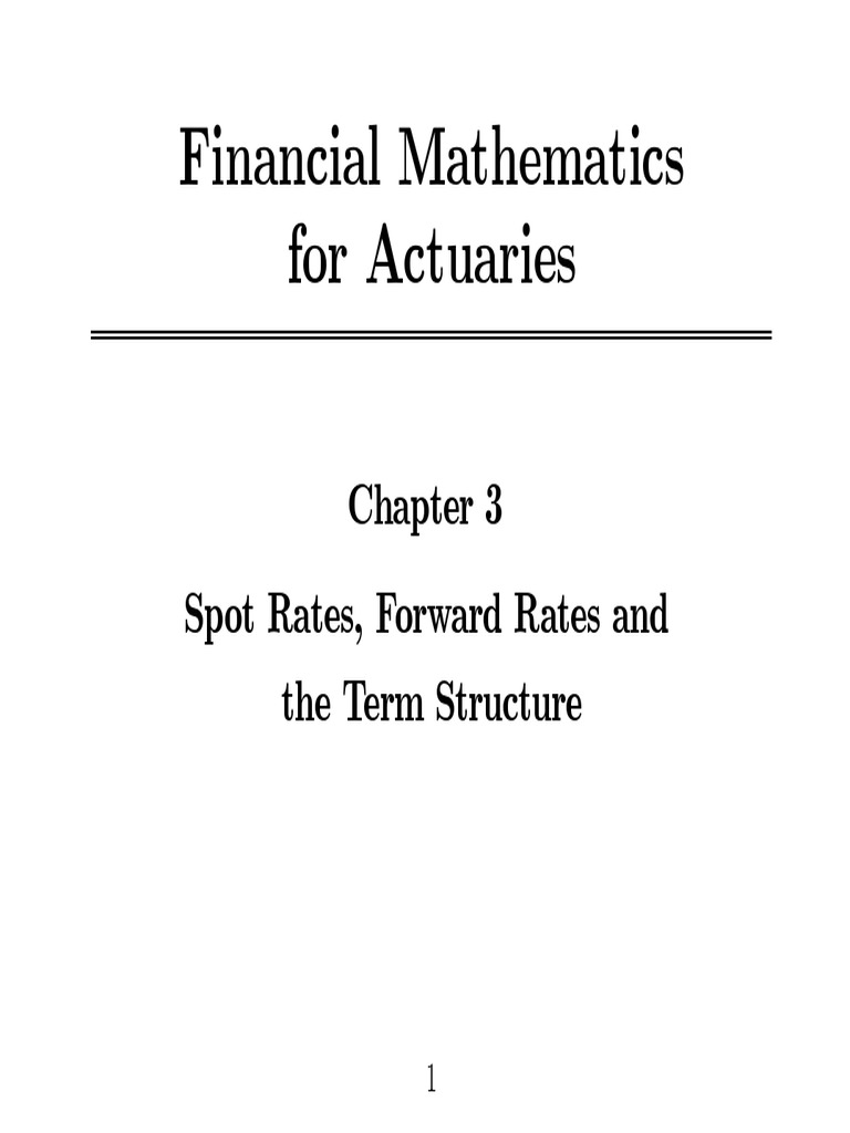 Financial Mathematics | PDF | Teaching Methods & Materials | Technology ...