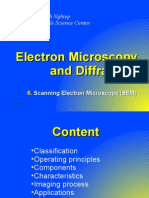 SEM - Electron Microscopy and Diffraction