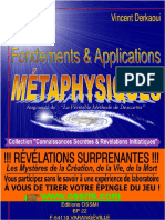 Fondements Et Applications Metaphysique