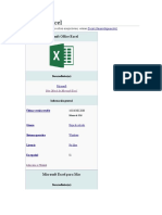 Microsoft Excel Definicion