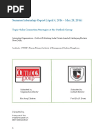 Summer Internship at Outlook Magazine , India