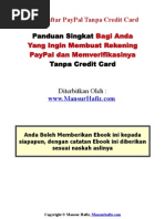 Download Daftar Paypal tanpa kartu kredit by Surya Widyantara SN31760676 doc pdf