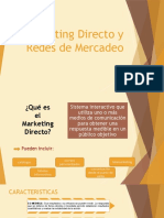 Marketing Directo y Redes de Mercadeo