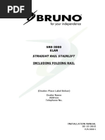 Download Bruno Elan Sre-3000 Stair Lift Installation Manual 05-13-2015 by B Manual SN317610510 doc pdf