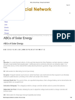 ABCs of Solar Energy - Energy Social Network