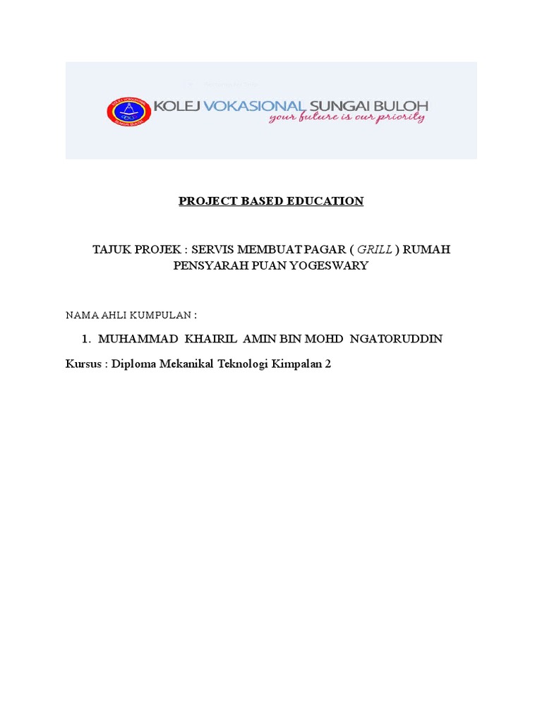 Project Based Education | PDF
