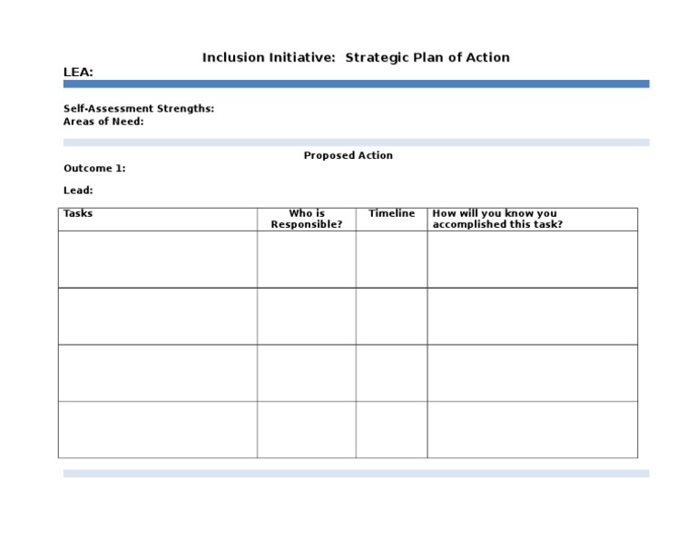10 NV Blank Plan Template - 6-11-16 | PDF | Self-Improvement