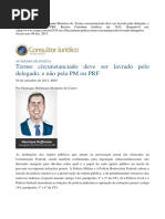 atribuição termo circunstanciado de ocorrência - henrique hoffmann