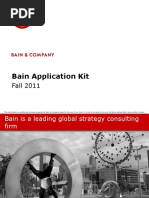 Bain Application Toolkit - 2011