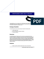 USB-Parallel Cable User Manual