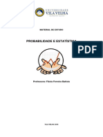 Notas de Aulas - Probabilidade e Estatística - COMPLETO - 20160203-1137