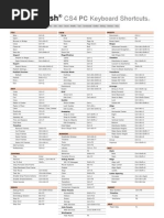 Adobe Flash CS4 PC Keyboard Shortcuts