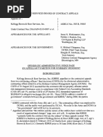 Kellogg Brown & Root Services, Inc., A.S.B.C.A. (2016)