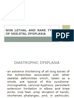 Non Leathal Types of Skeletal Dysplasia