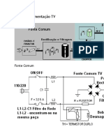 Fonte de Alimentação TV