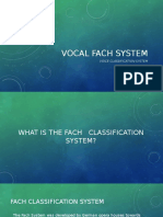 Vocal Fach System