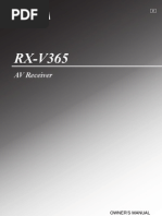 Download Yamaha RX V365 Manual by kuko61 SN31763695 doc pdf