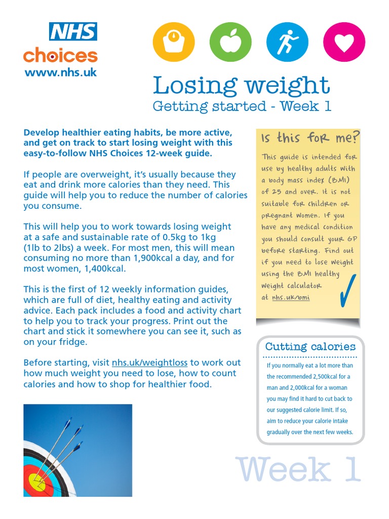 Nhs Diet Plan Pdf