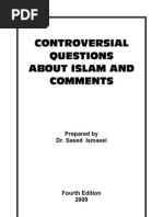 Controversal Questions About Islam and Comments by Dr. Saeed Ismaeel