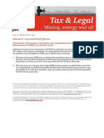 PWC Tax & Legal Mining, Energy and Oil Report - Marzo