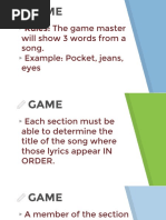 Singing Bee Game Mechanics Explained | PDF