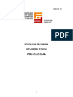 Psihologija Diplomski Studij