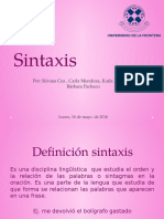 Sintaxis