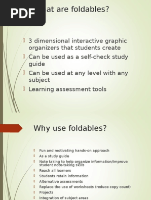 foldables- part 1