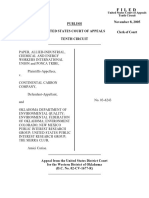 Paper, Allied-Ind. v. Continental Carbon, 428 F.3d 1285, 10th Cir. (2005)