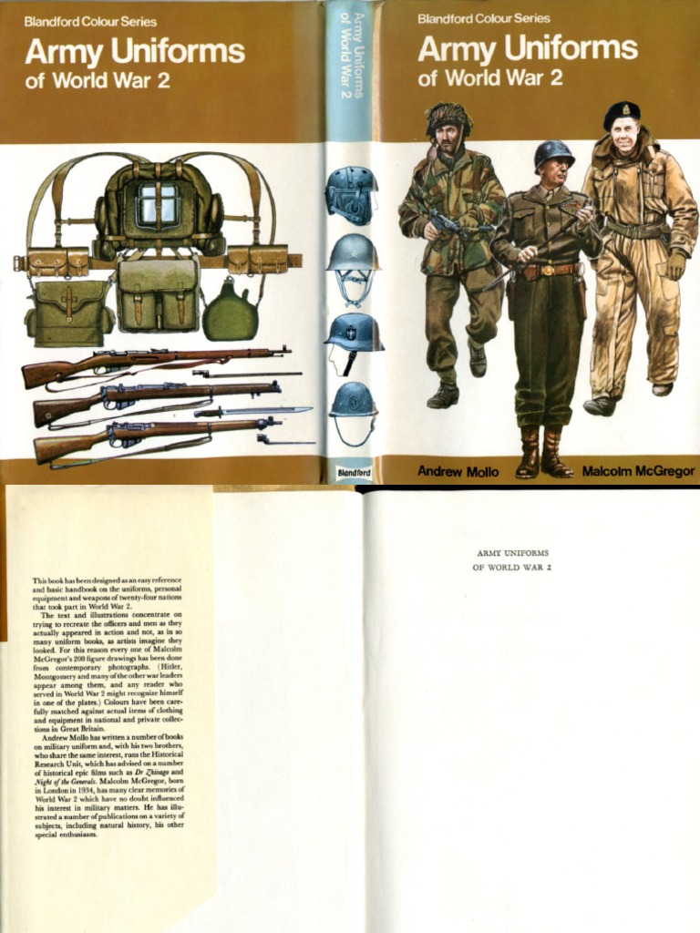 Blandford Colour Series - Army Uniforms of World War 2 | PDF