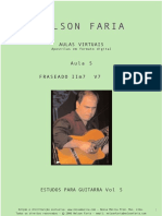 Estudos Para Guitarra Vol 5 - Fraseado II v I-Nelson Faria
