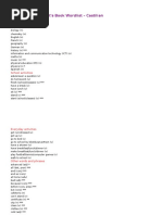 Gateway A2 Student's Book Wordlist - Castilian: Unit 1