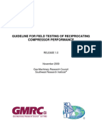 Guideline For Feld Testing of Reciprocating Compressor Performance PDF