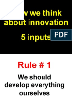 How We Think About Innovation