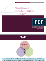 Síndrome Antifosfolípidico (SAF) : Laboratorio Clnico